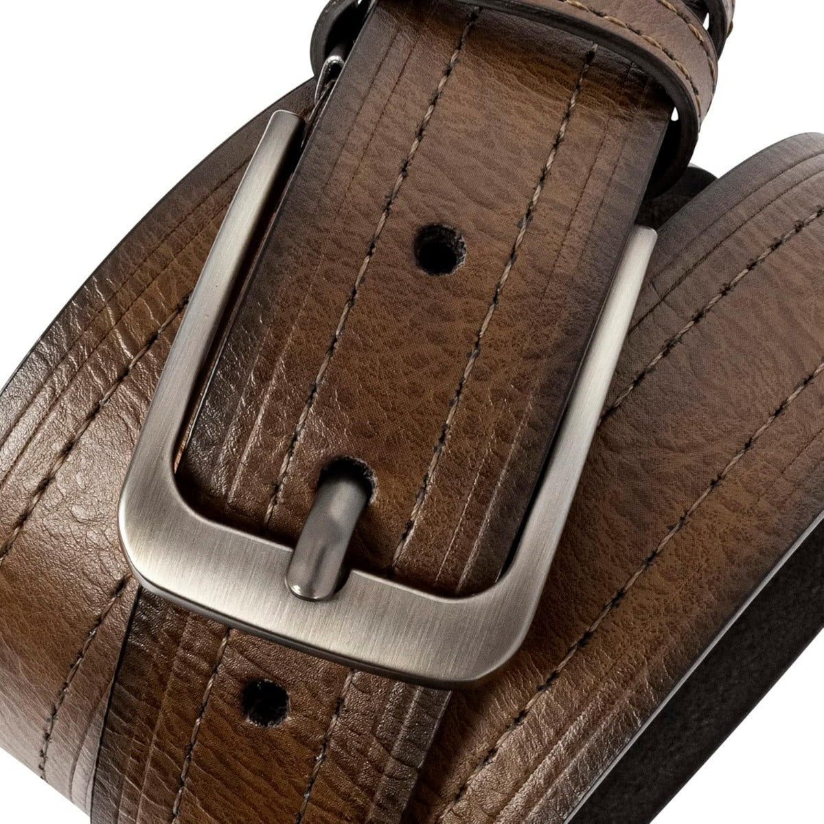 3pcs Men's Leather Belt Set Classic 1.25 Inch Adjustable Dress Belt for Casual Wear and Jeans Perfect Christmas Gift Boxed for Thanksgiving