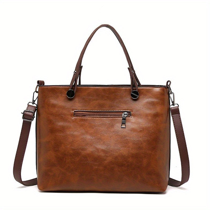 Retro Stylish Ladies Tote Crossbody Shoulder Bag For Women