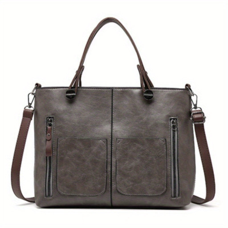 Retro Stylish Ladies Tote Crossbody Shoulder Bag For Women