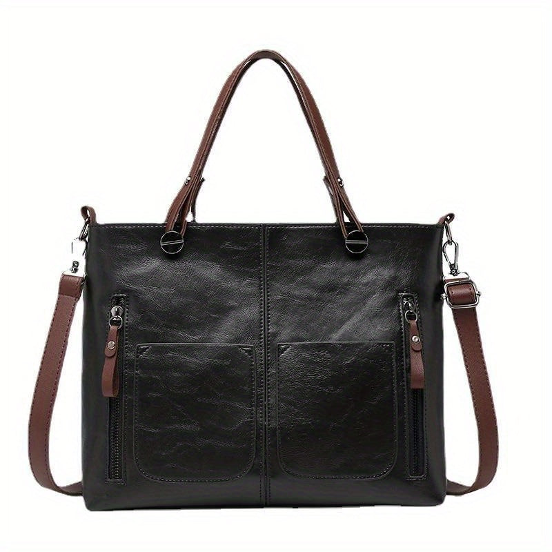 Retro Stylish Ladies Tote Crossbody Shoulder Bag For Women