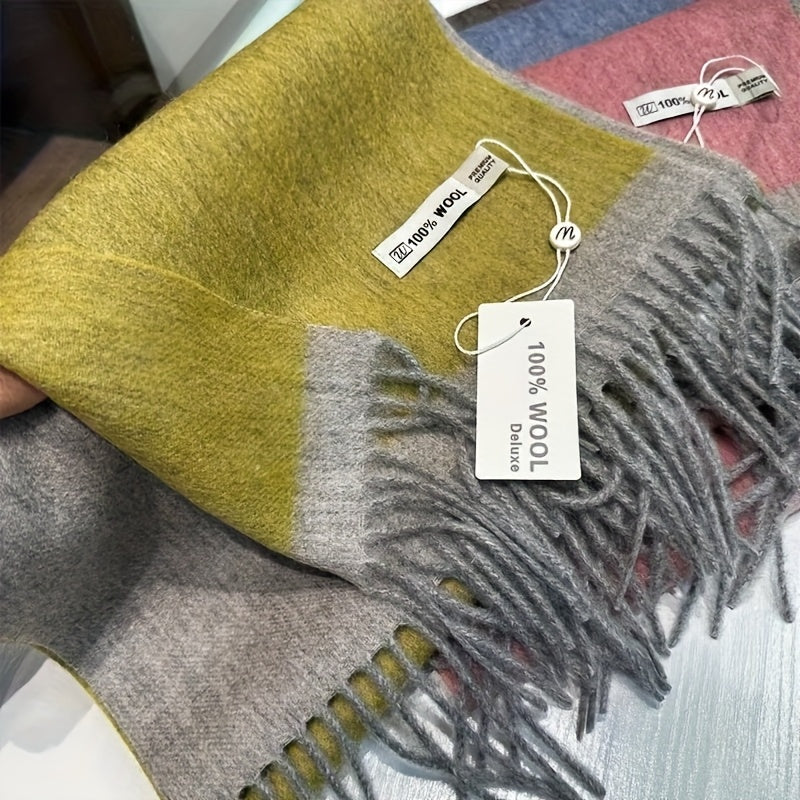 Australian Premium Wool Scarf For Women Winter Windproof Breathable