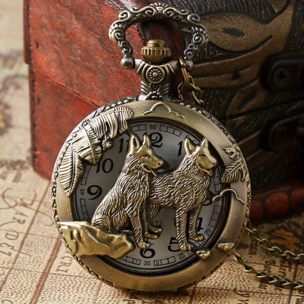Six Vintage Pocket Watches Set Quartz Gifts For Family