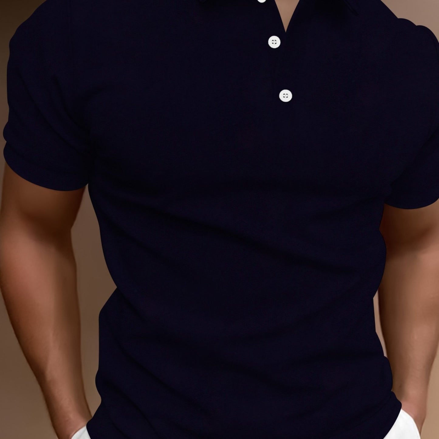 Deals To Love Men Classic Polyester Short Sleeve Shirt