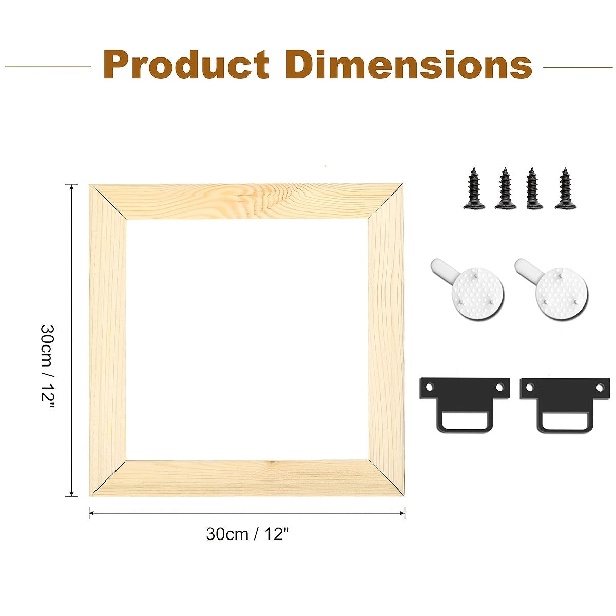 Solid Wood Poster Frame For Oil Painting Wall Art Decor