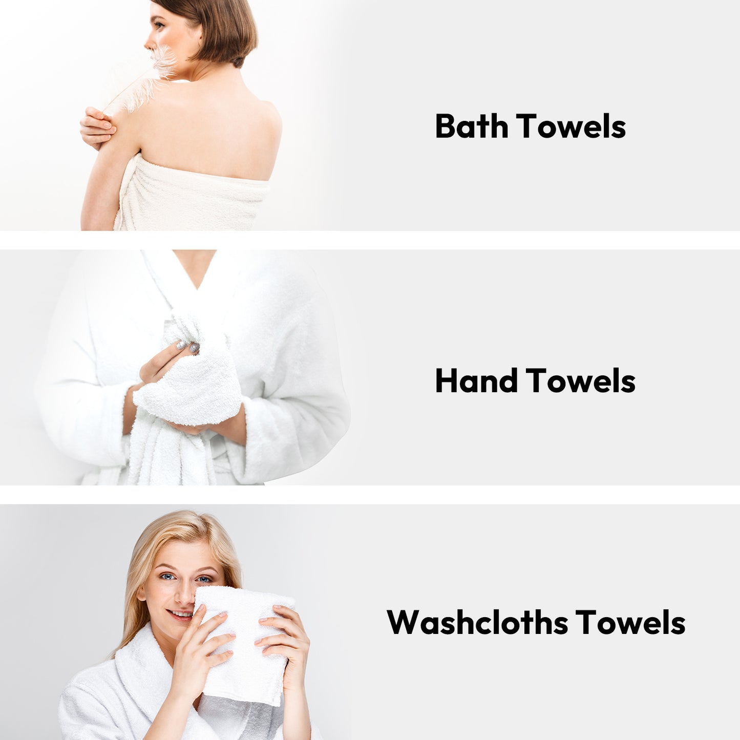 8 Pcs 16 Pcs 24 Pcs Oversized Jumbo Bath Towel Set 32X63 Extra Large Cotton Highly Absorbent Includes Luxury Bath Towels Hand Towels and Washcloths