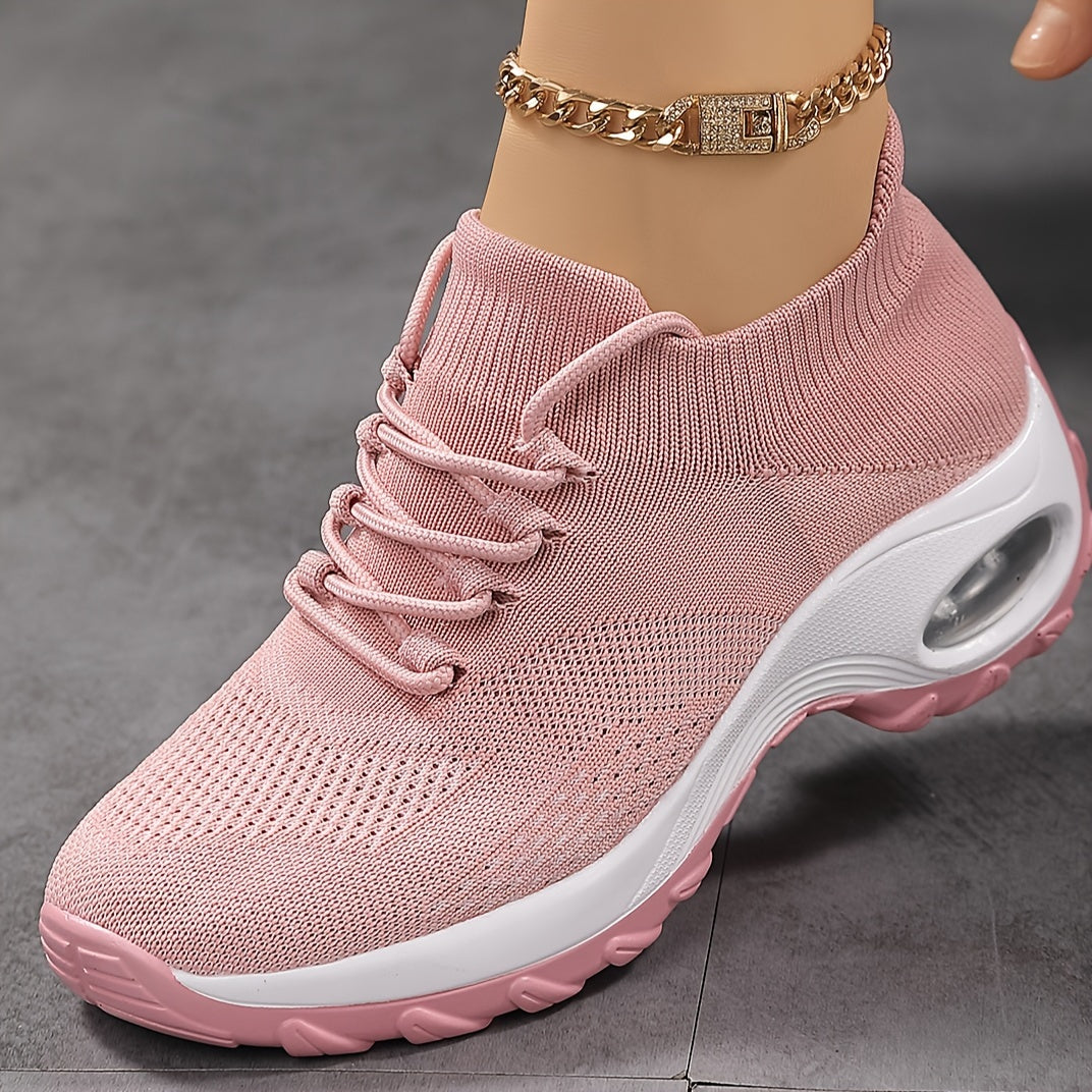 Lightweight Breathable Slip On Womens Soft Soled Sneakers