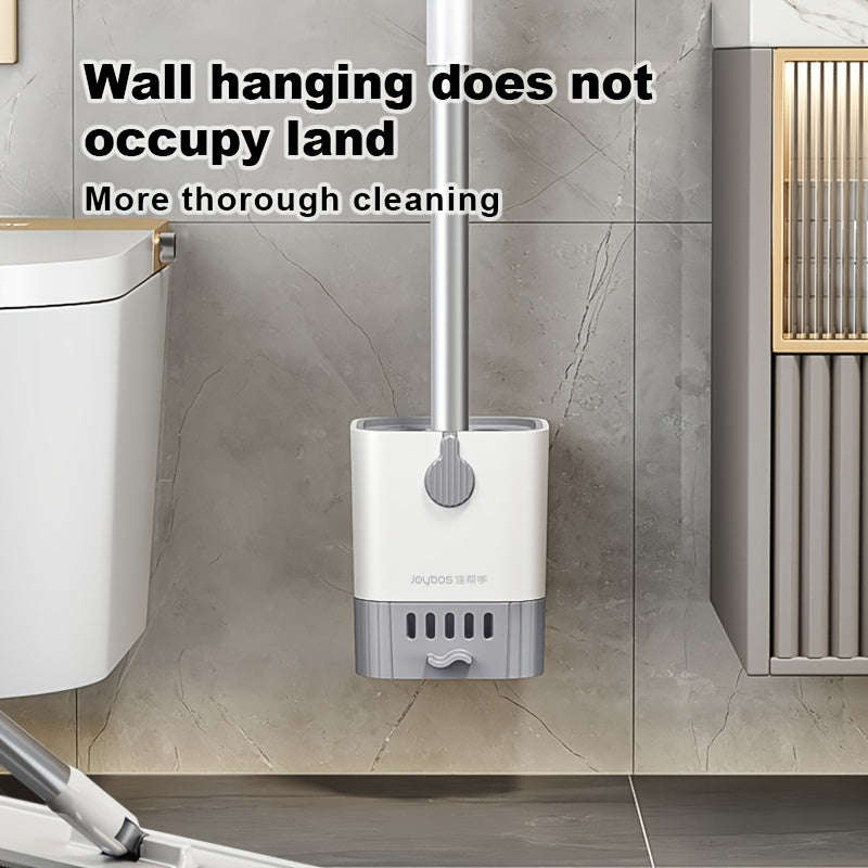 1 Set Toilet Brush Set With Holder Wall Mounted Long Handle