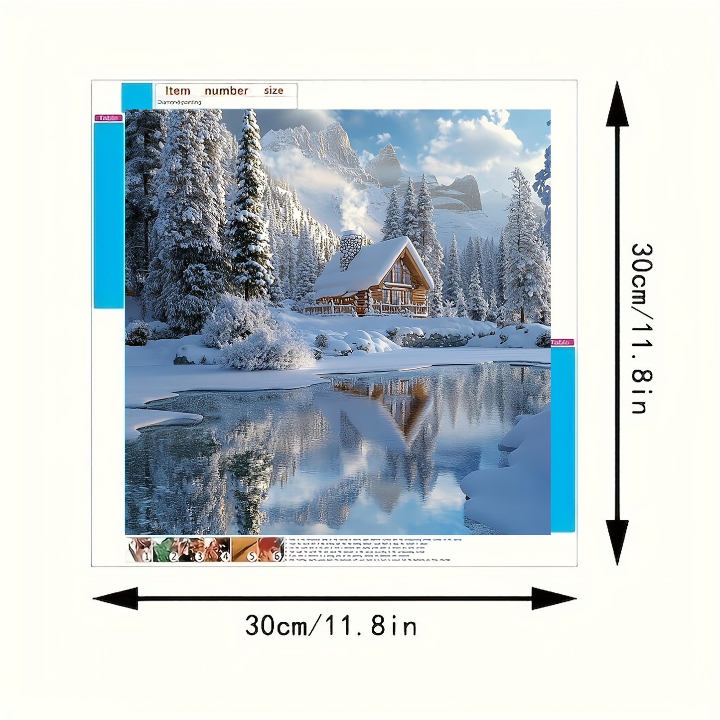 Dreamy Cabin Scene Diamond Painting Kit For Teens And Adults