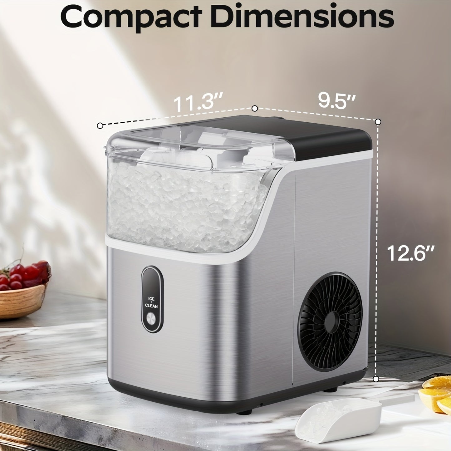 Dreamsmith Portable Nugget And Bullet Ice Maker Soft Chew
