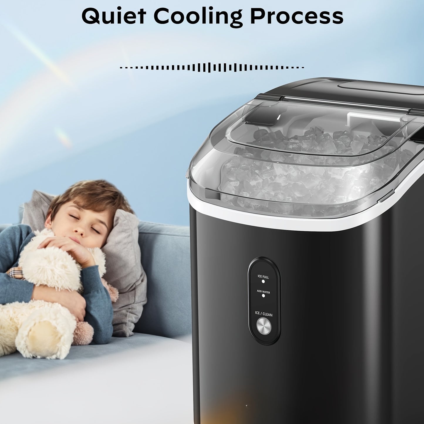 Dreamsmith Portable Nugget And Bullet Ice Maker Soft Chew