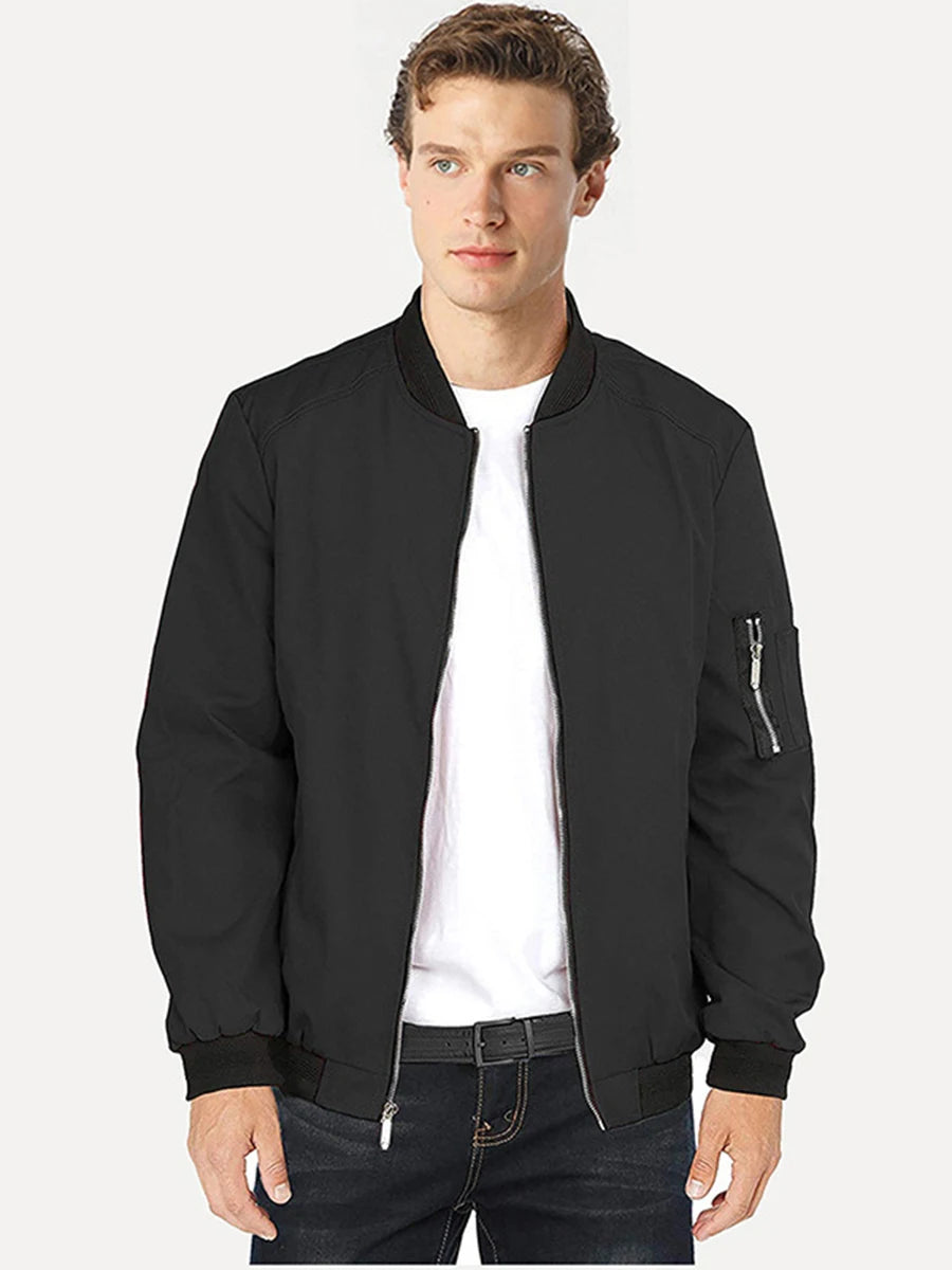 CN Sichuan Men's Baseball Style Jacket Casual Outerwear