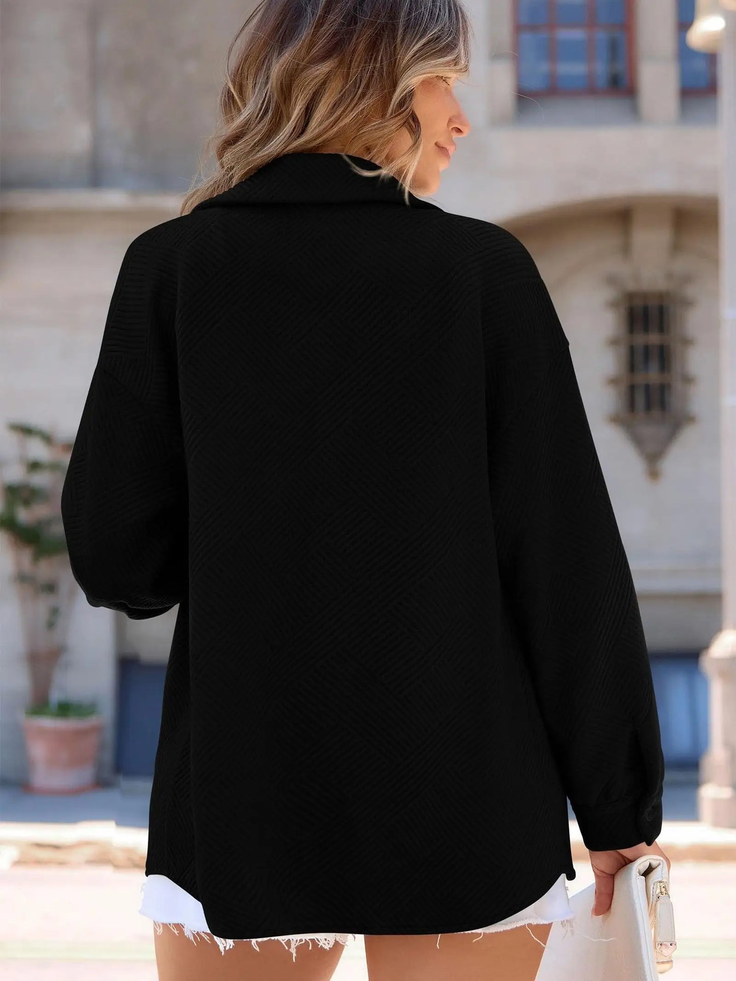 CN Guangdong Women Jacket With Pockets Flannel Coat