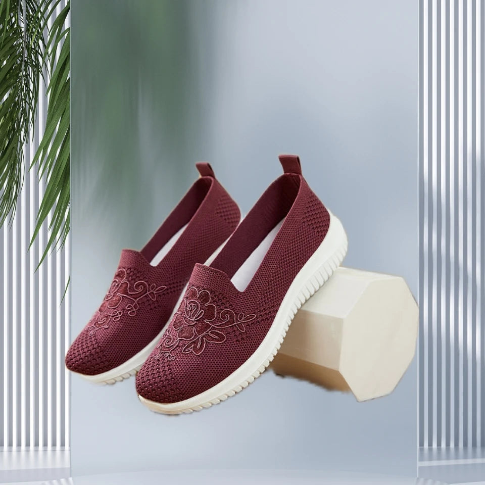 Deals To Love Women Breathable Hollow Flat Shoes Loafers