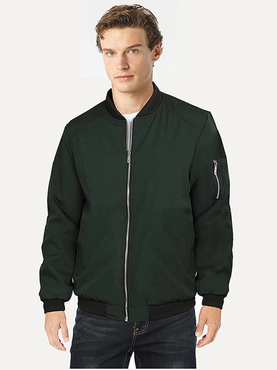 CN Sichuan Men's Baseball Style Jacket Casual Outerwear