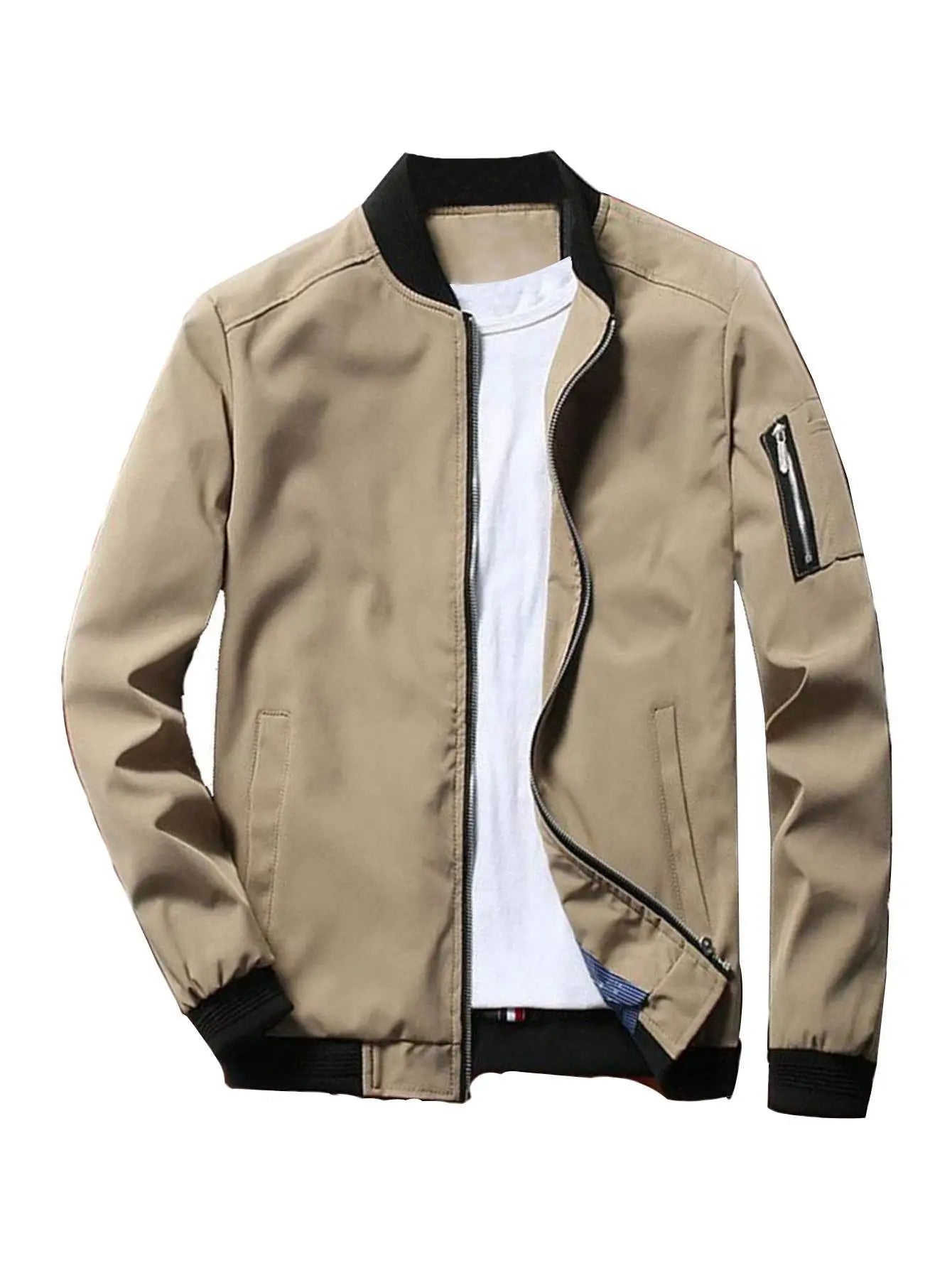 CN Sichuan Men's Baseball Style Jacket Casual Outerwear