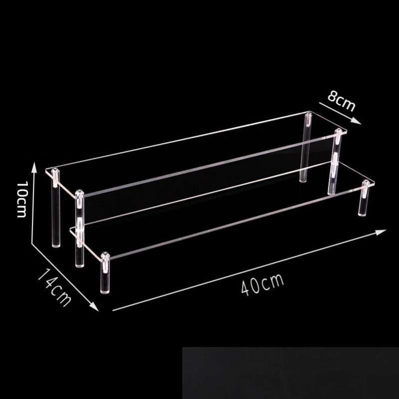 1-5 Tier Acrylic Display Stand Clear Riser Rack for Cupcakes