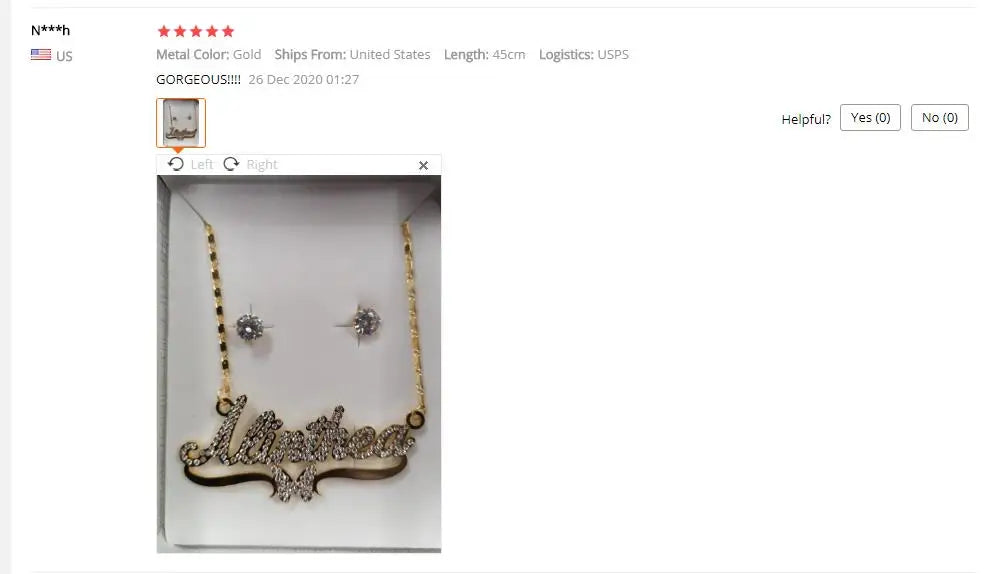 DOREMI Butterfly Pendant Letters Necklace for Women Custom Jewelry