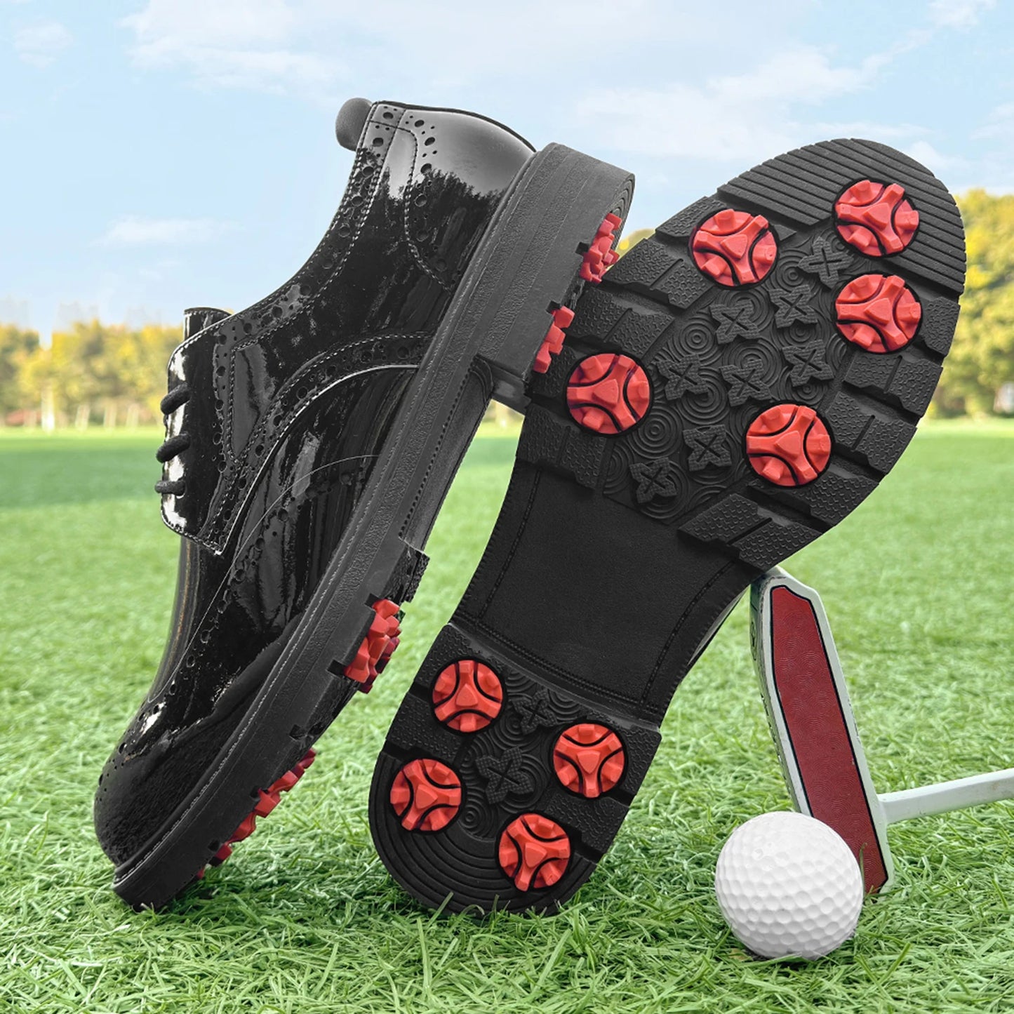 Zakey Men Classic Golf Shoes Luxury Golf Sneakers 39-48