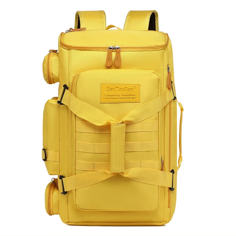 Large Capacity Gym Bag Travel Backpack with Wet Dry Separation for Outdoor Sports Yoga and Fitness Training