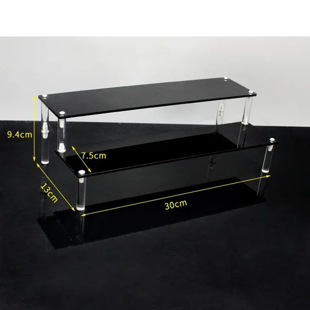 1-5 Tier Acrylic Display Stand Clear Riser Rack for Cupcakes