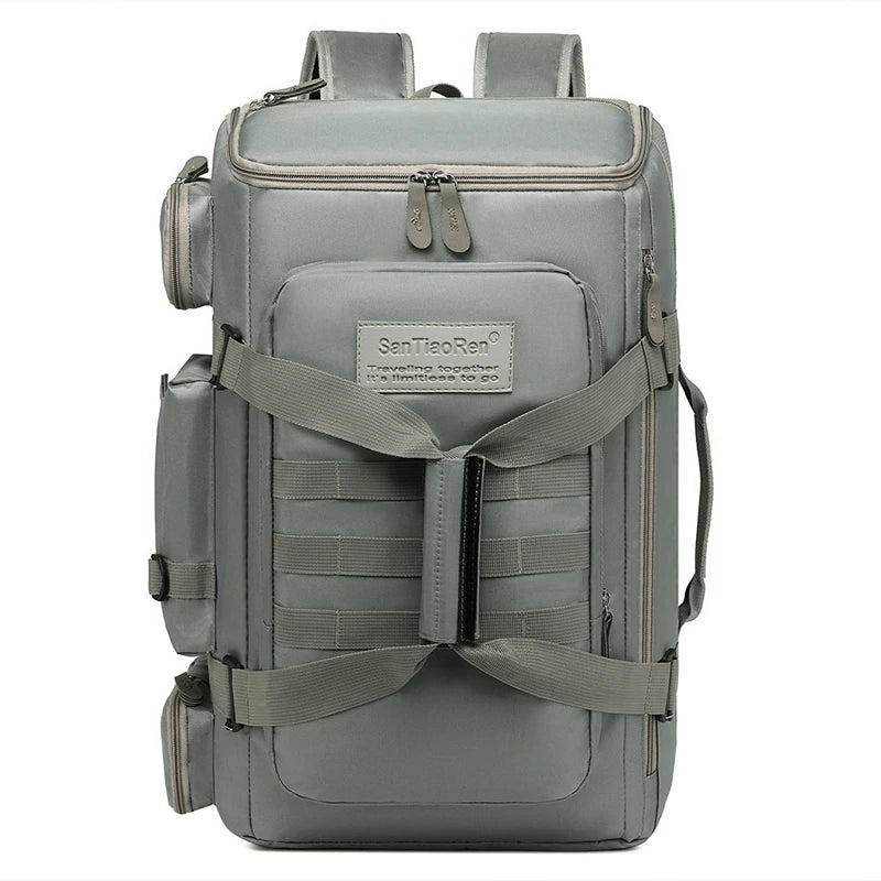 Large Capacity Gym Bag Travel Backpack with Wet Dry Separation for Outdoor Sports Yoga and Fitness Training