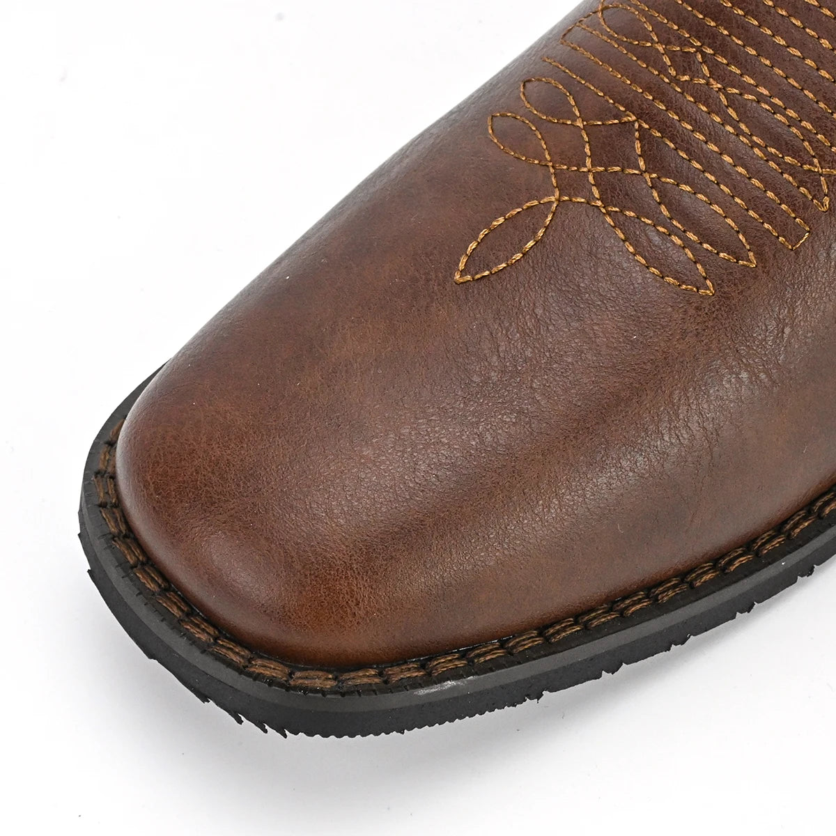 Mens Trendy High Top Cowboy Boots With Stars And Stripes