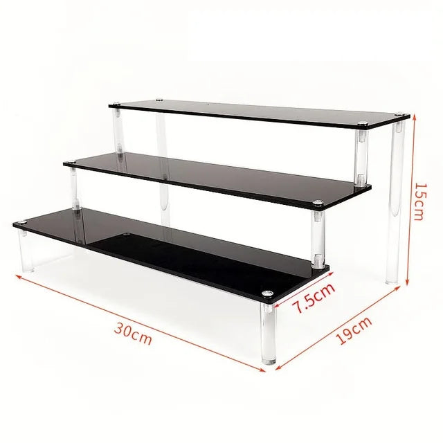 1-5 Tier Acrylic Display Stand Clear Riser Rack for Cupcakes