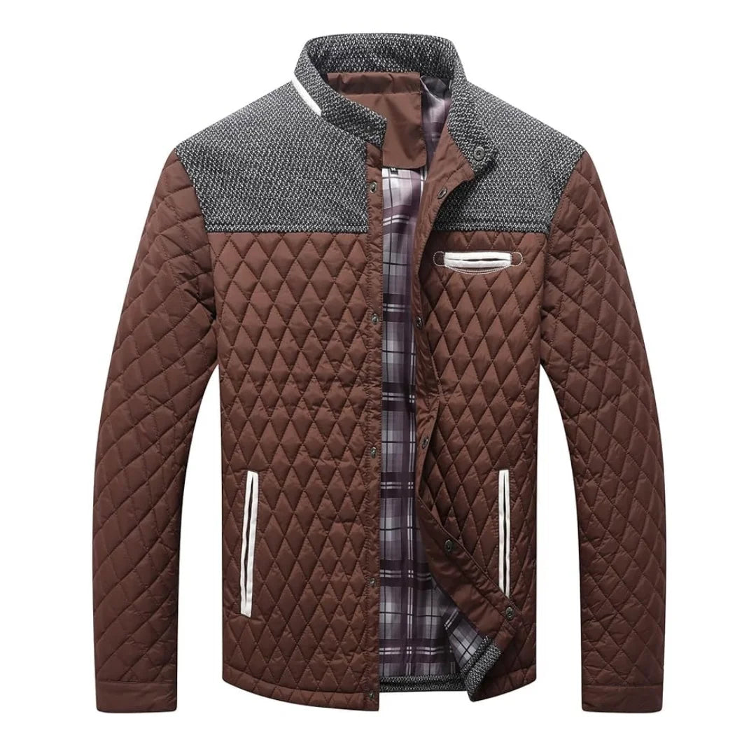 CN Fujian Winter Waterproof Bomber Quilted Jacket For Men