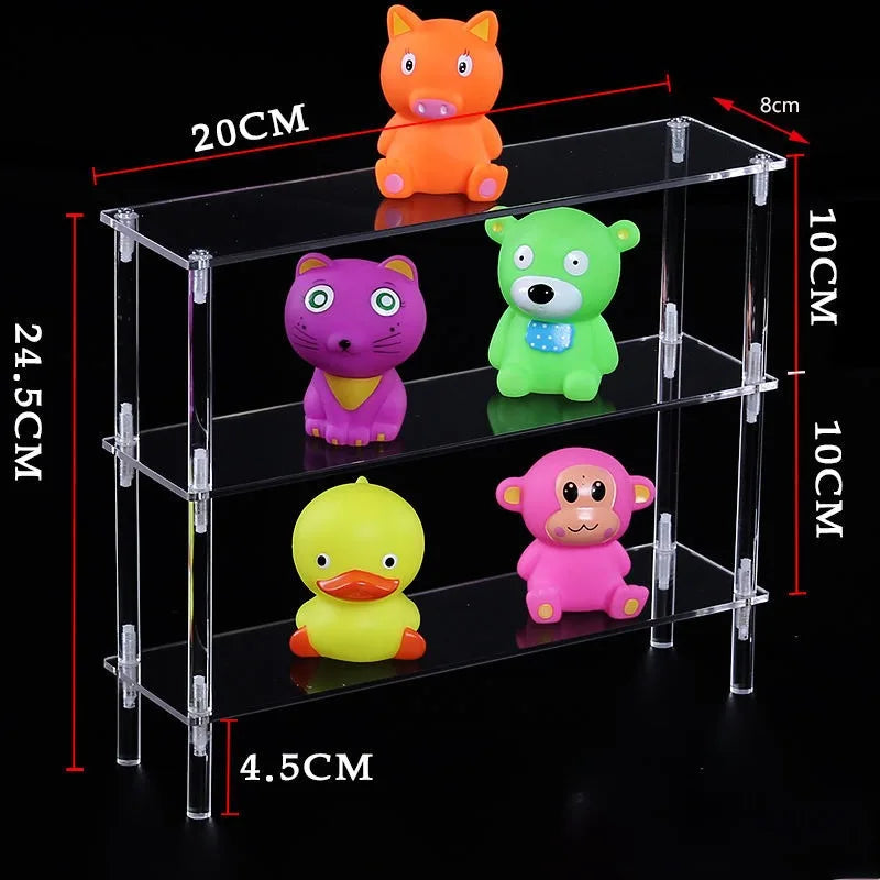 1-5 Tier Acrylic Display Stand Clear Riser Rack for Cupcakes