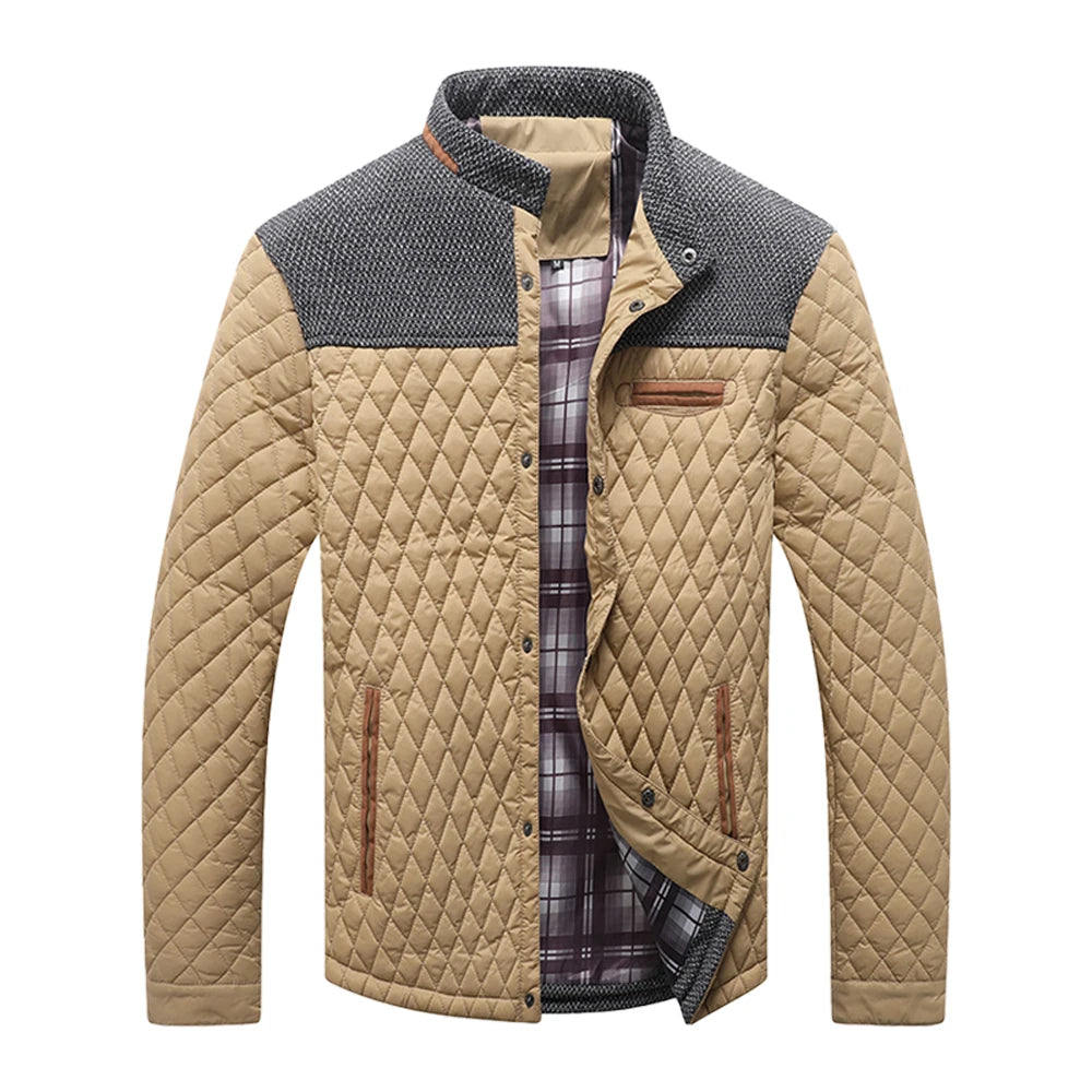 CN Fujian Winter Waterproof Bomber Quilted Jacket For Men