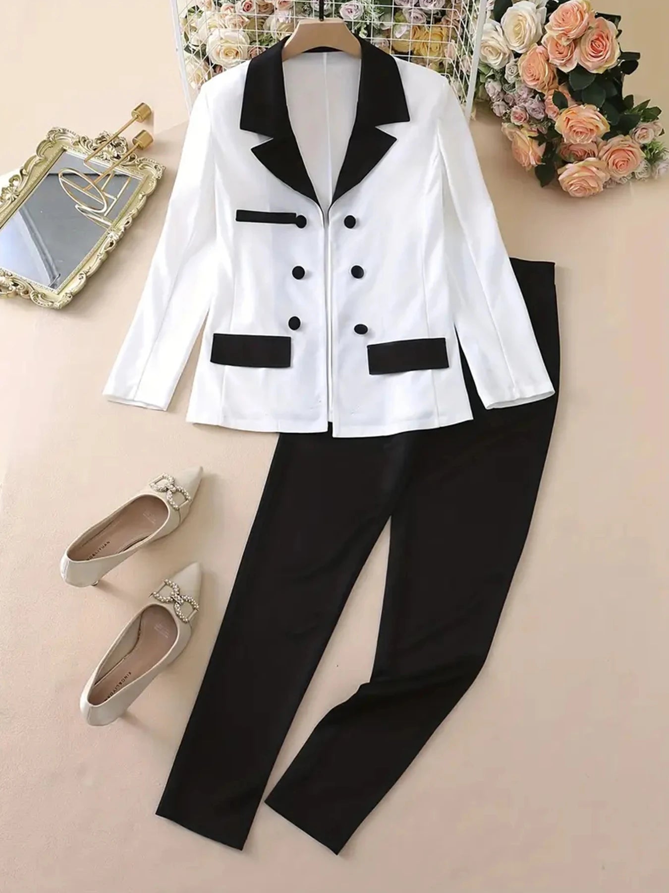 Guangdong Women Gradient Snake Print Two Piece Suit Set