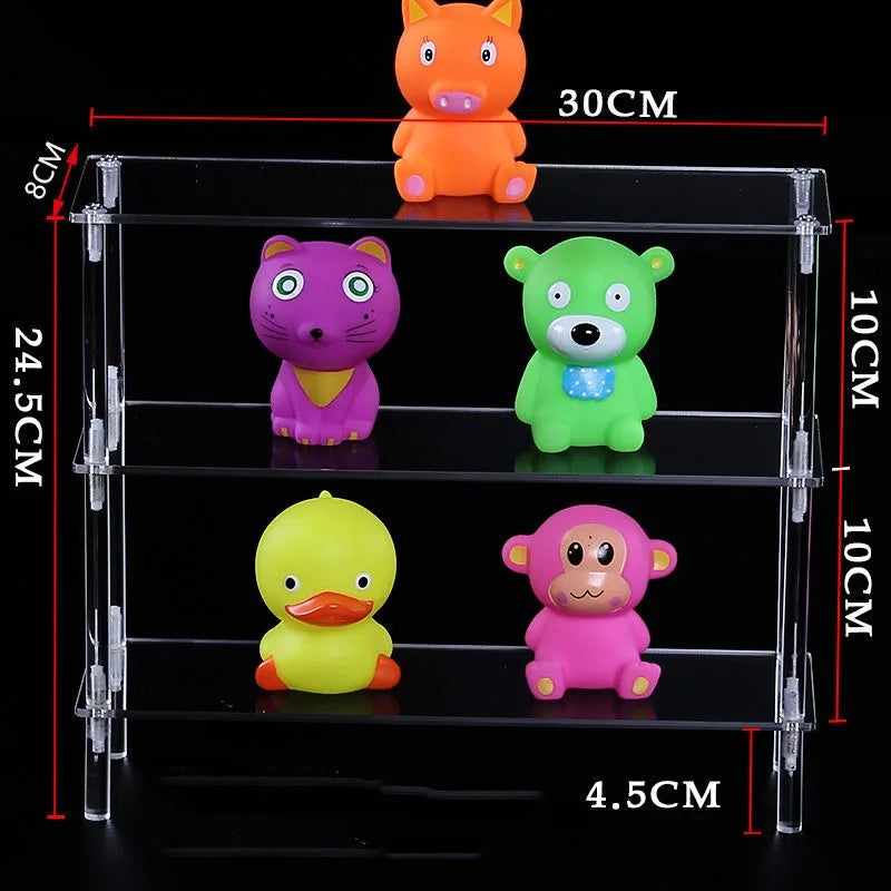 1-5 Tier Acrylic Display Stand Clear Riser Rack for Cupcakes