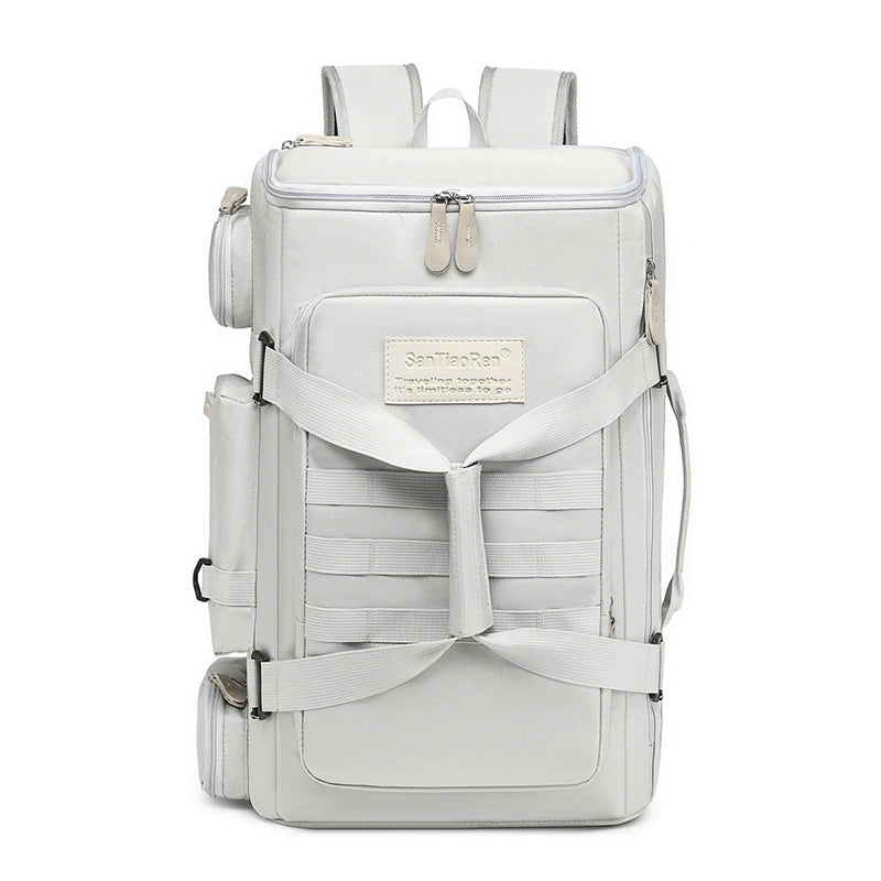 Large Capacity Gym Bag Travel Backpack with Wet Dry Separation for Outdoor Sports Yoga and Fitness Training