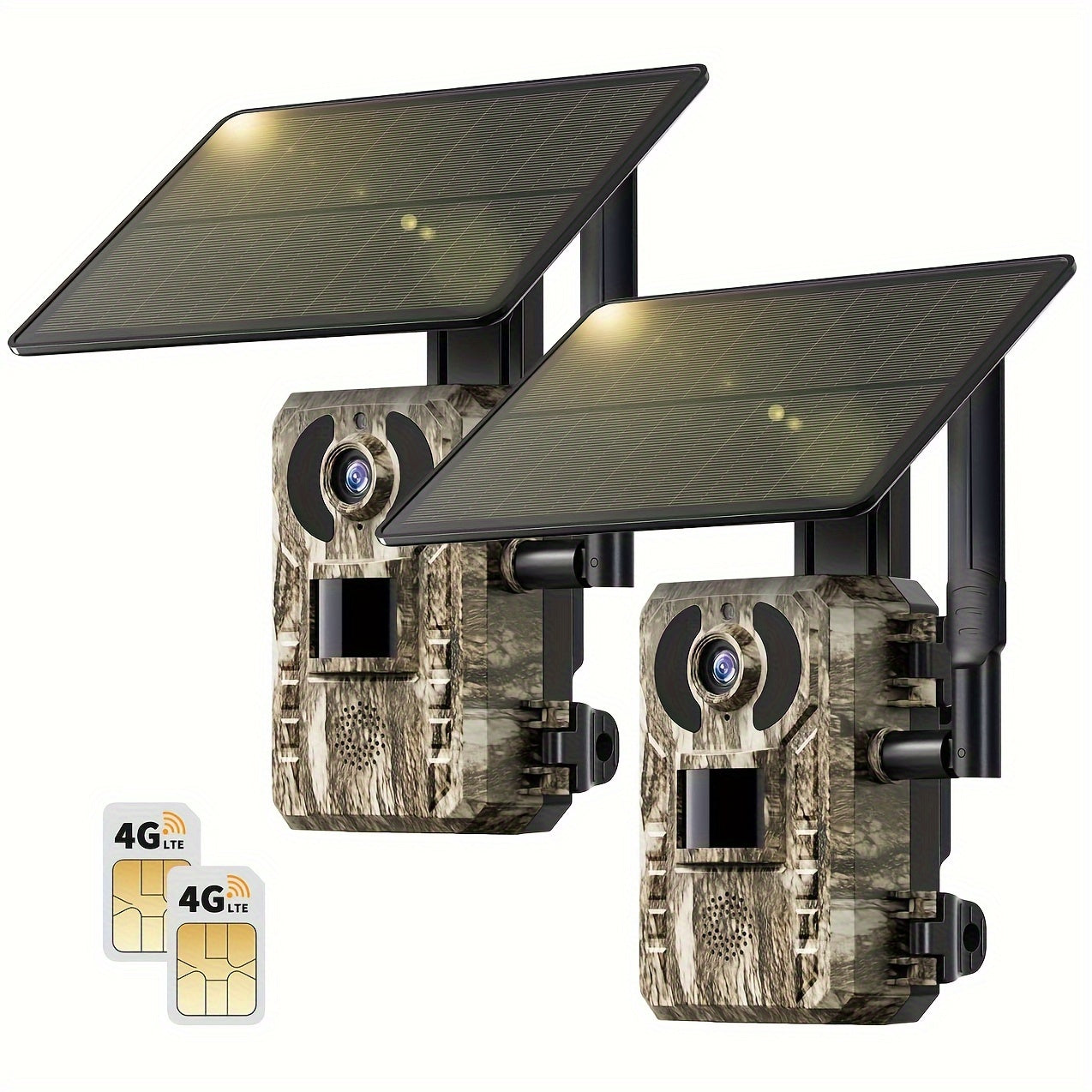 GMOX 4G LTE Trail Camera 4K LiveView Night Vision Solar