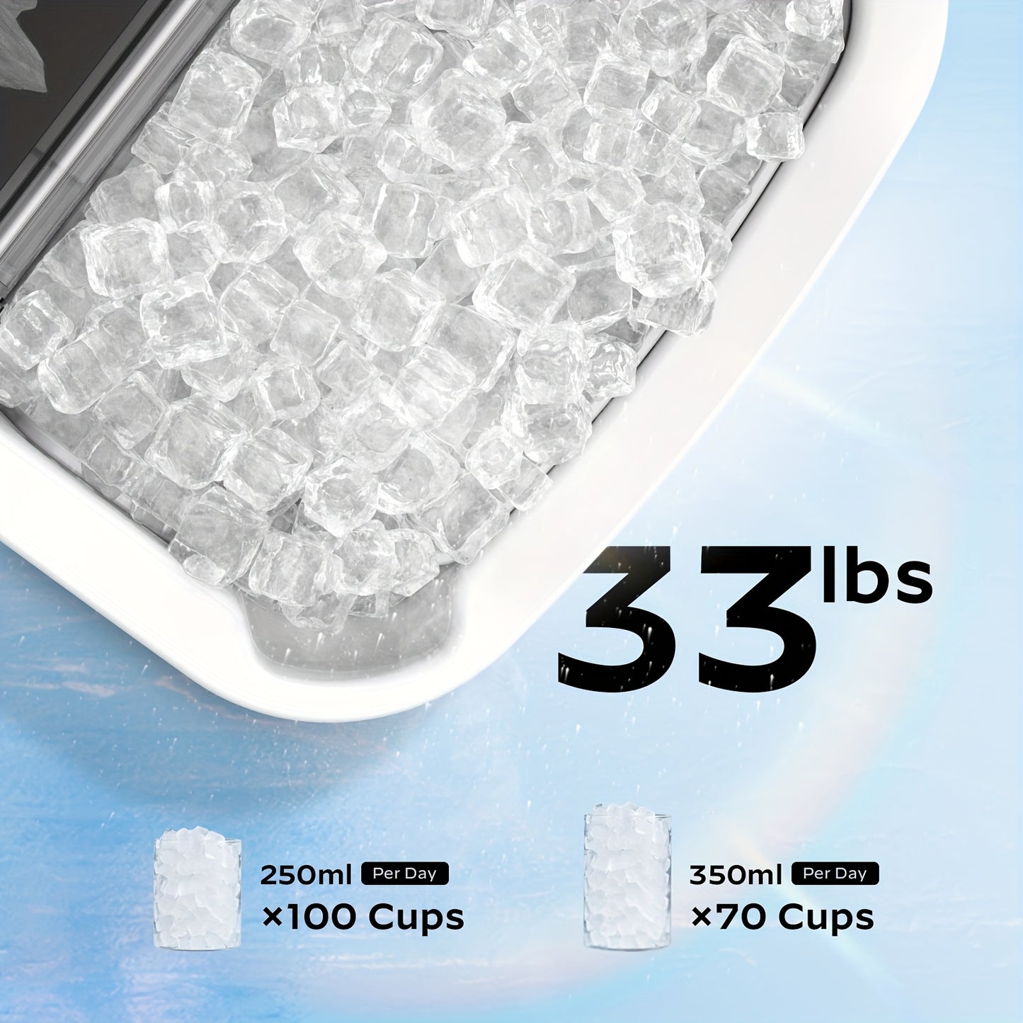 Dreamsmith Portable Nugget And Bullet Ice Maker Soft Chew