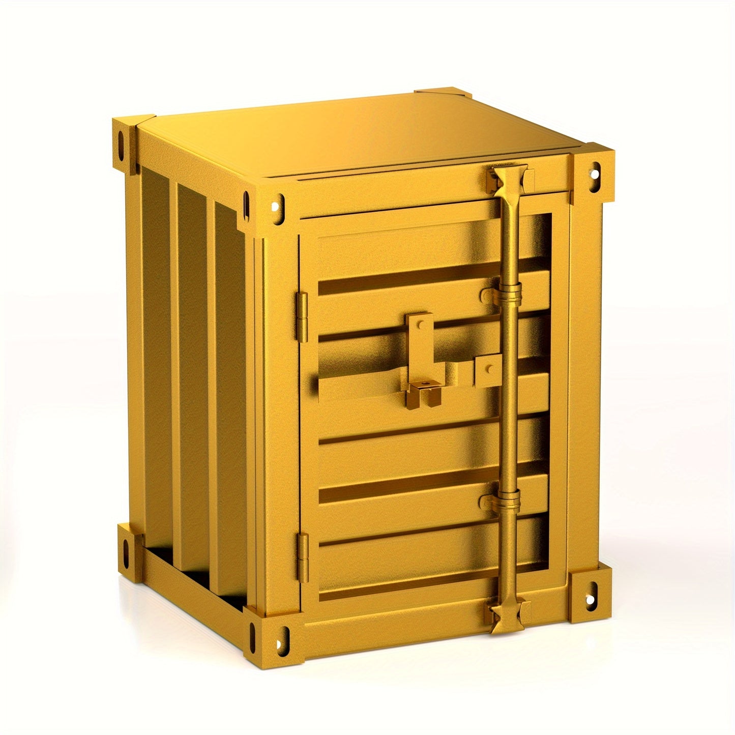 1 Piece Industrial Storage Cabinet with Lock Retro Side Table 1 or 2 Door Bedside Table for Bedroom Living Room