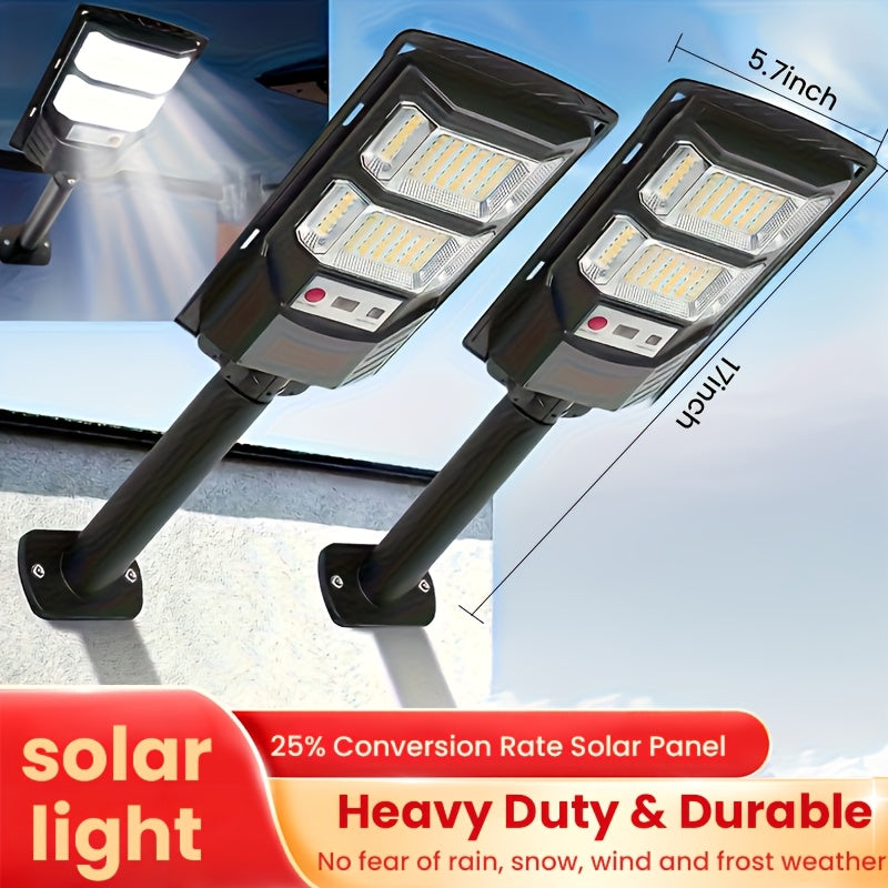 CVCPBU Solar Street Lights 400 LED Waterproof Remote Control