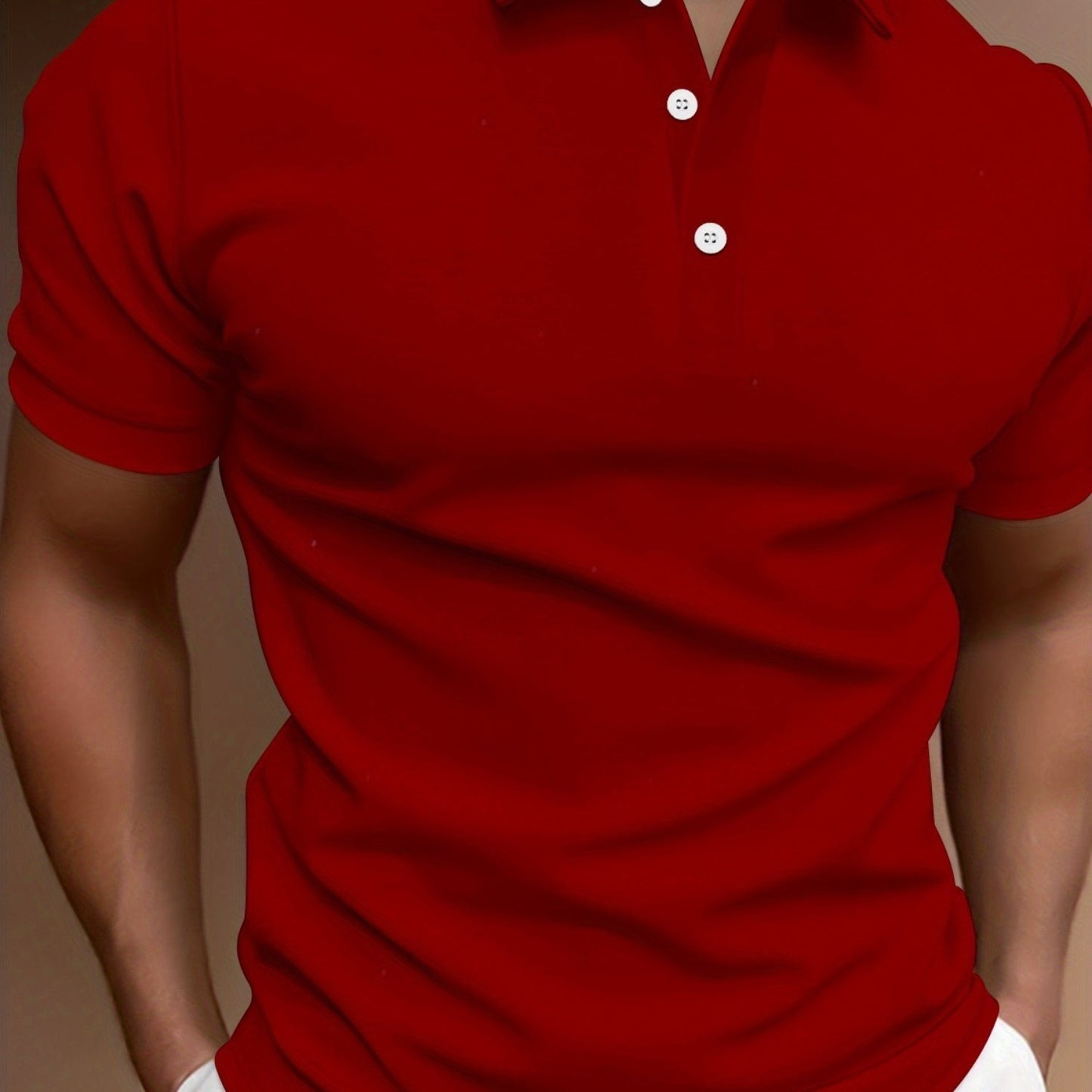 Deals To Love Men Classic Polyester Short Sleeve Shirt