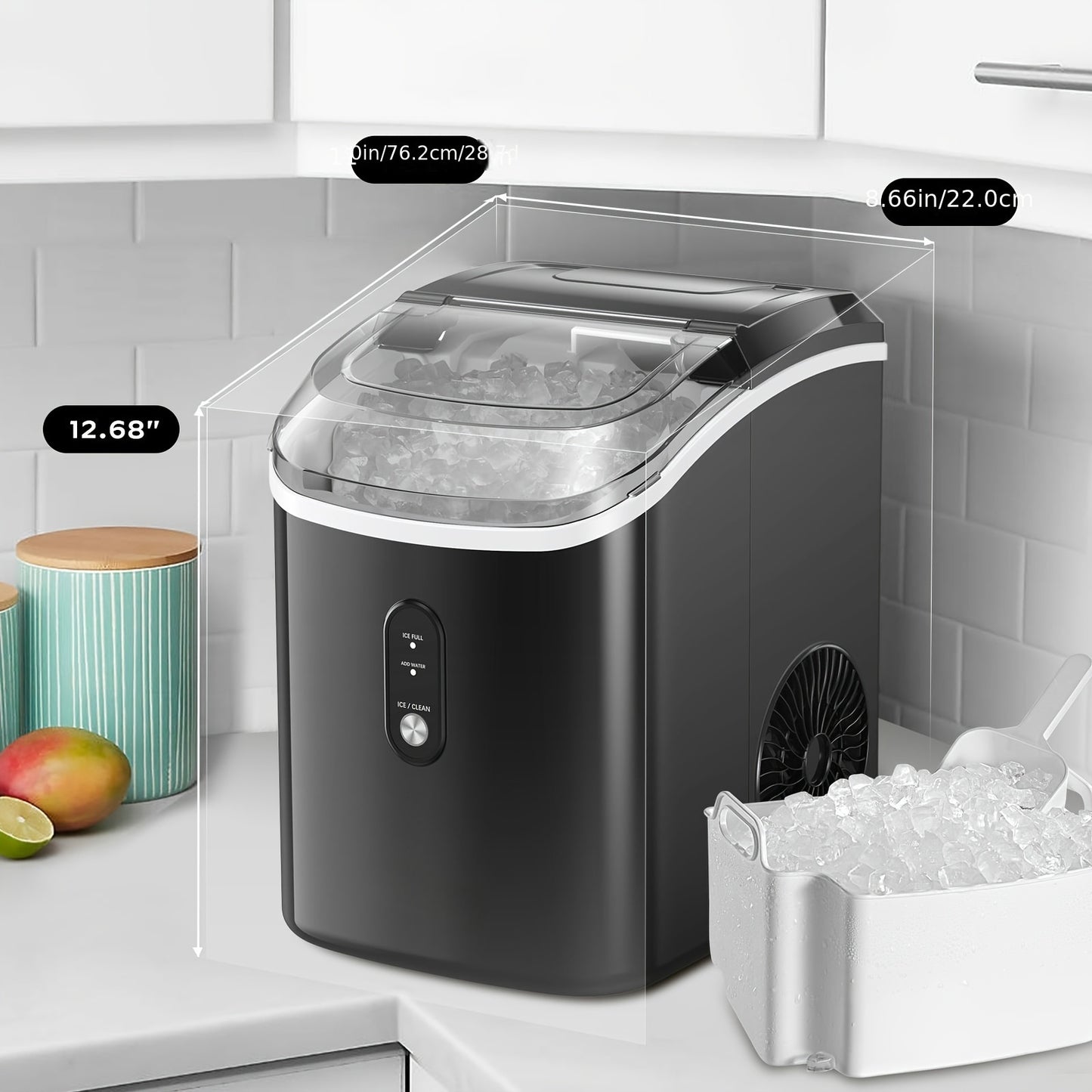 Dreamsmith Portable Nugget And Bullet Ice Maker Soft Chew