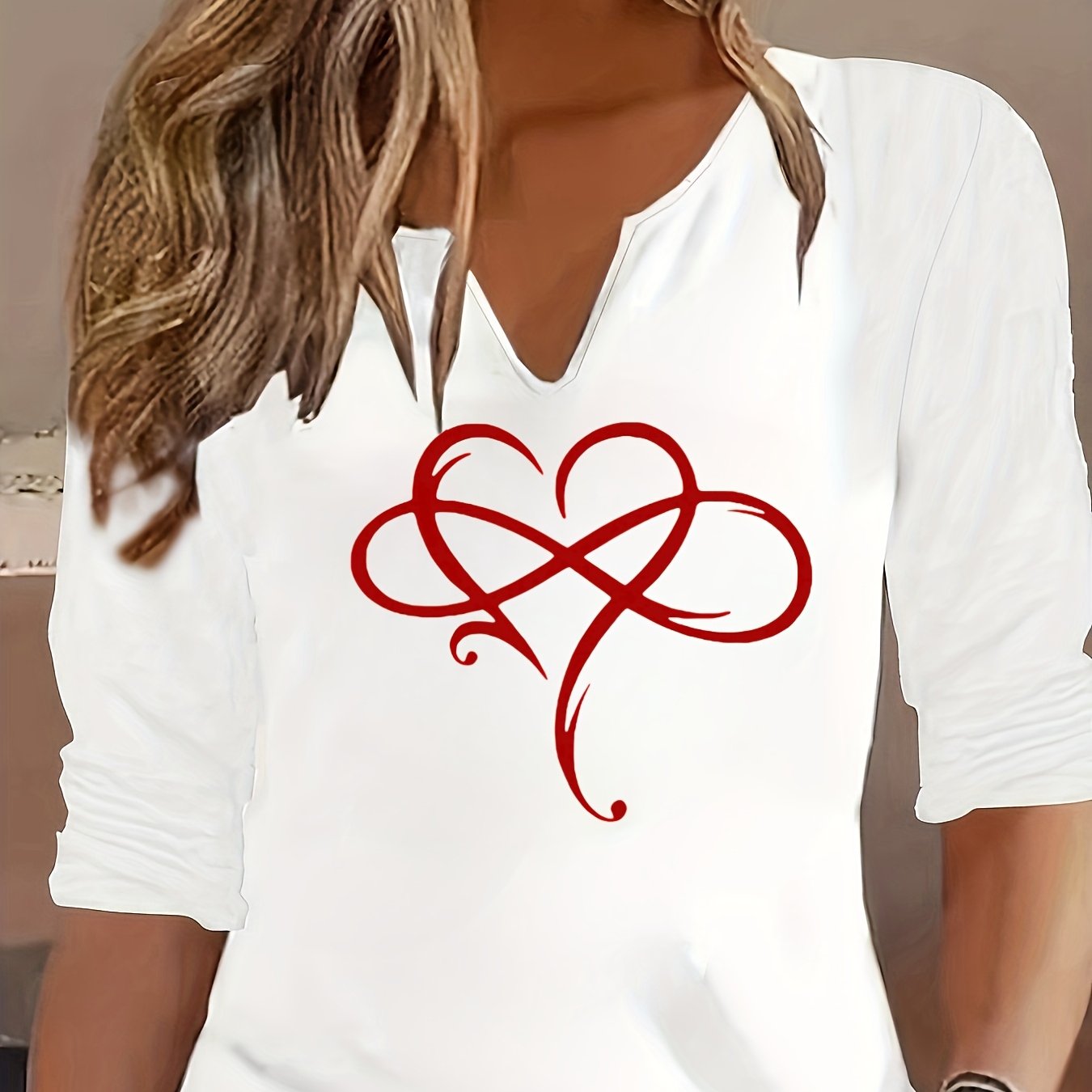 European and American Fashion Figures Trendy Print Tops