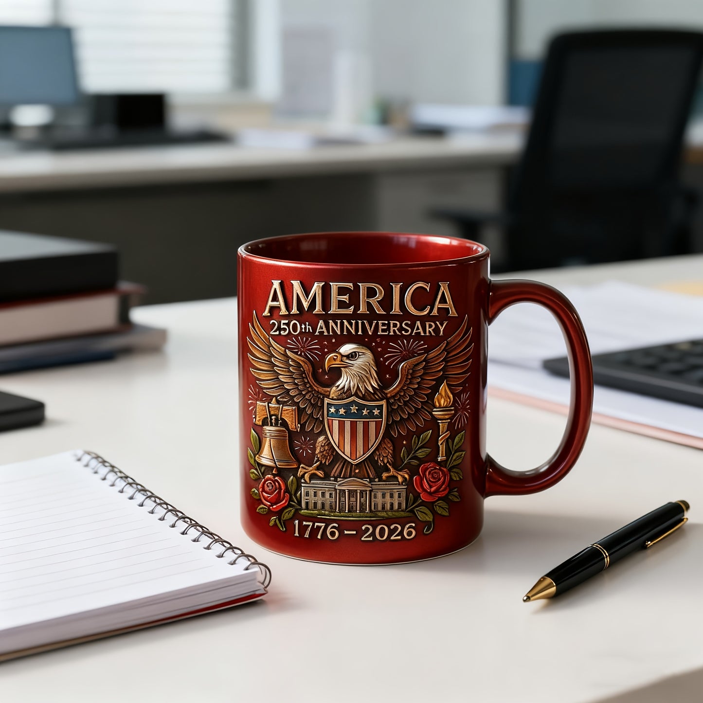 DIANLI USA Anniversary Mug With Durable Finish And Comfortable Handle