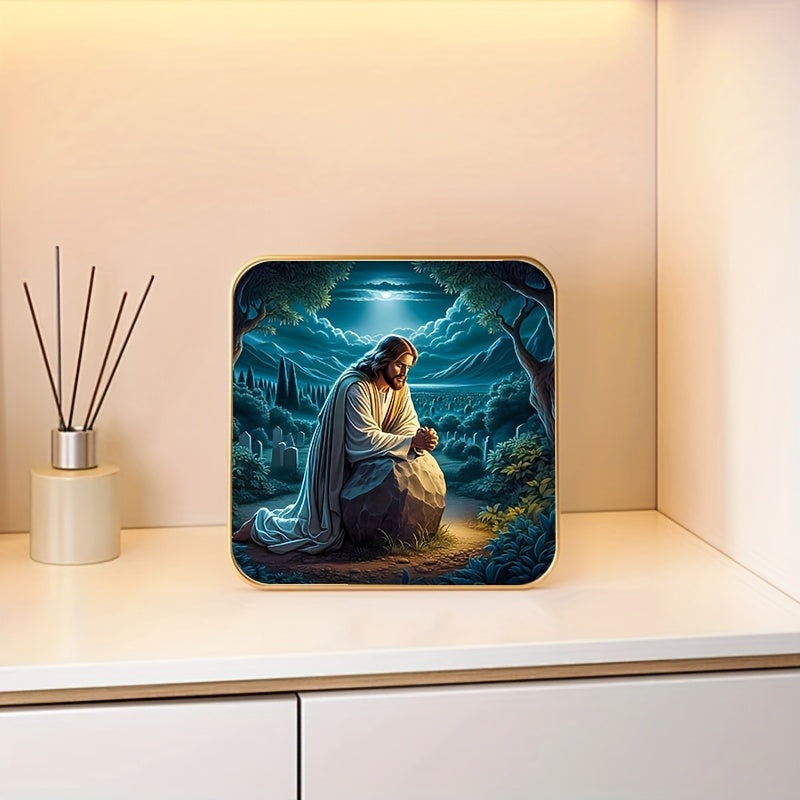 5D Diamond Painting Kit Praying In Tomb Religious Wall Art