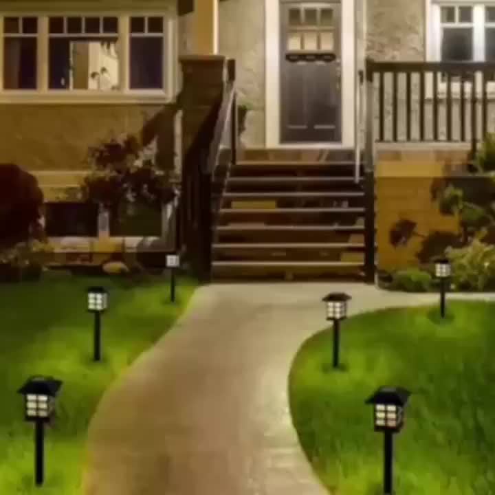 YUNXI Solar Path Lights Outdoor Garden Landscape Lighting LED