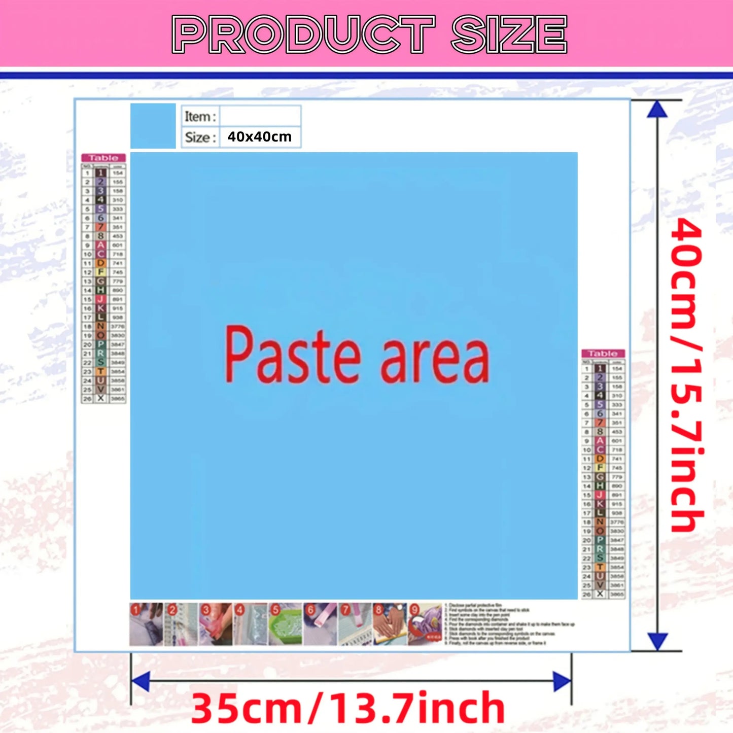 5D Full Drill Round Diamond Painting Landscape Mosaic Art Set