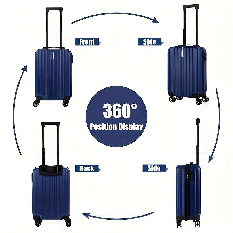 BTY Two Piece Luggage Set with Spinner Wheels Travel Case
