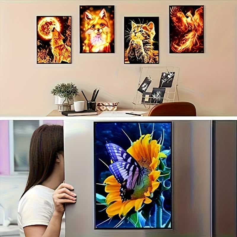 Diamond Magnetic Picture Frames With Self Adhesive PVC Corners