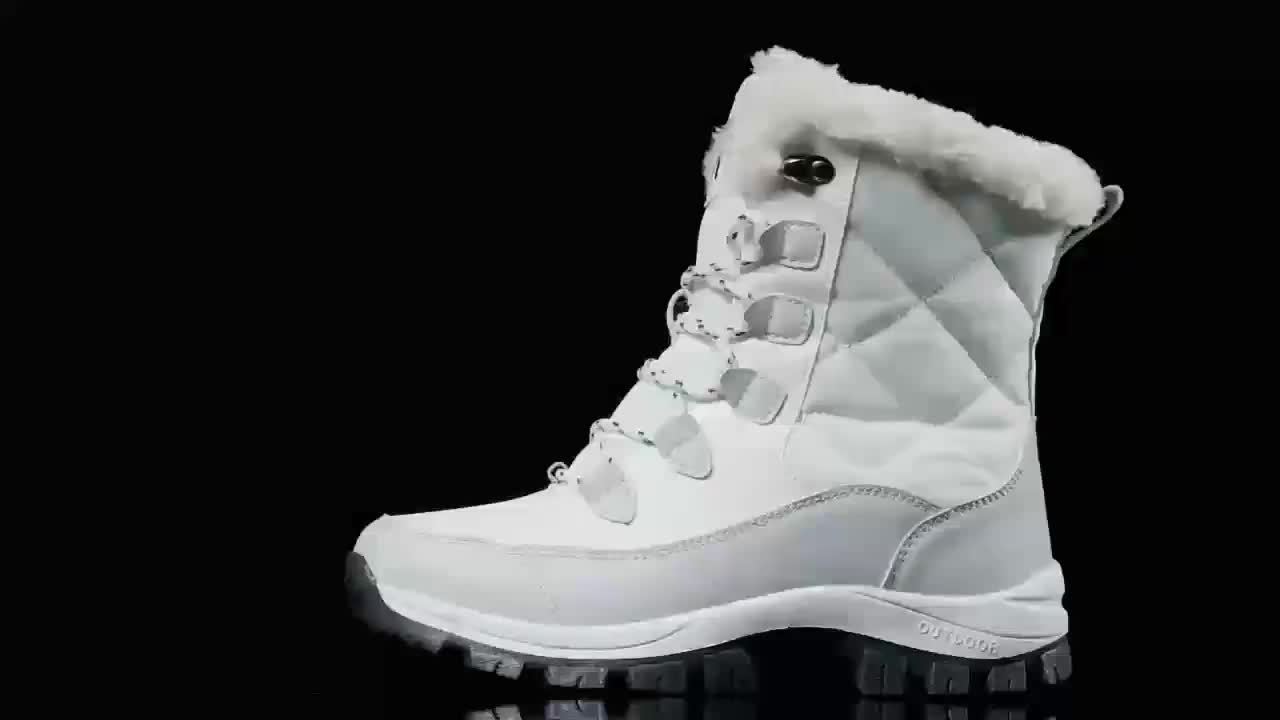 KVOW Winter Snow Boots With Warm Insulated Lined High Top