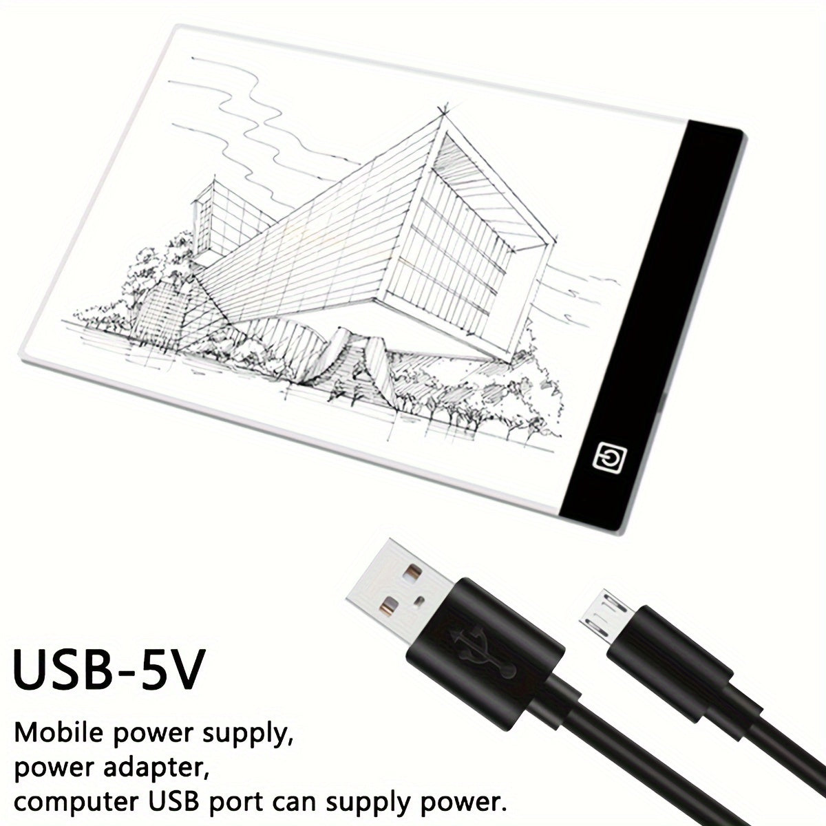 LED Light Pad for Diamond Painting USB Power Three Brightness Levels