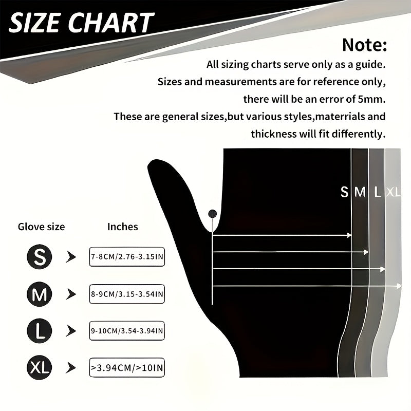 200 Count Bulk Pack Heavy-Duty Nitrile Gloves - 6 Mil Thickness, Latex-Free &, Chemical Resistant, Flexible Form-Fitting Gloves Suitable for Industrial,, Automotive,, Use (200pcs Box)