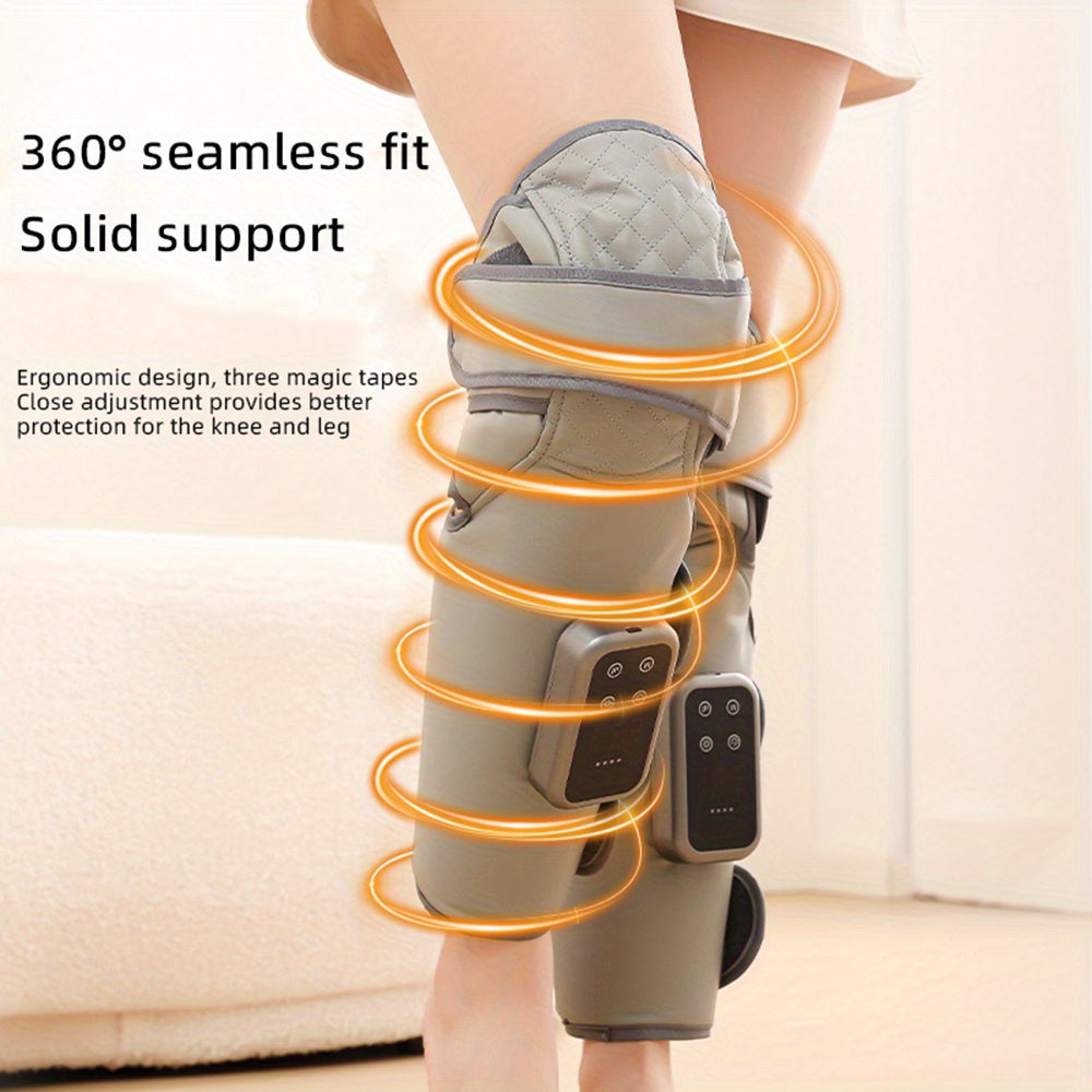 1pc an Electric Multifunctional Leg Massager Featuring Air Compression And Heating, with Three Modes And Three Intensity Settings, Rechargeable Via USB